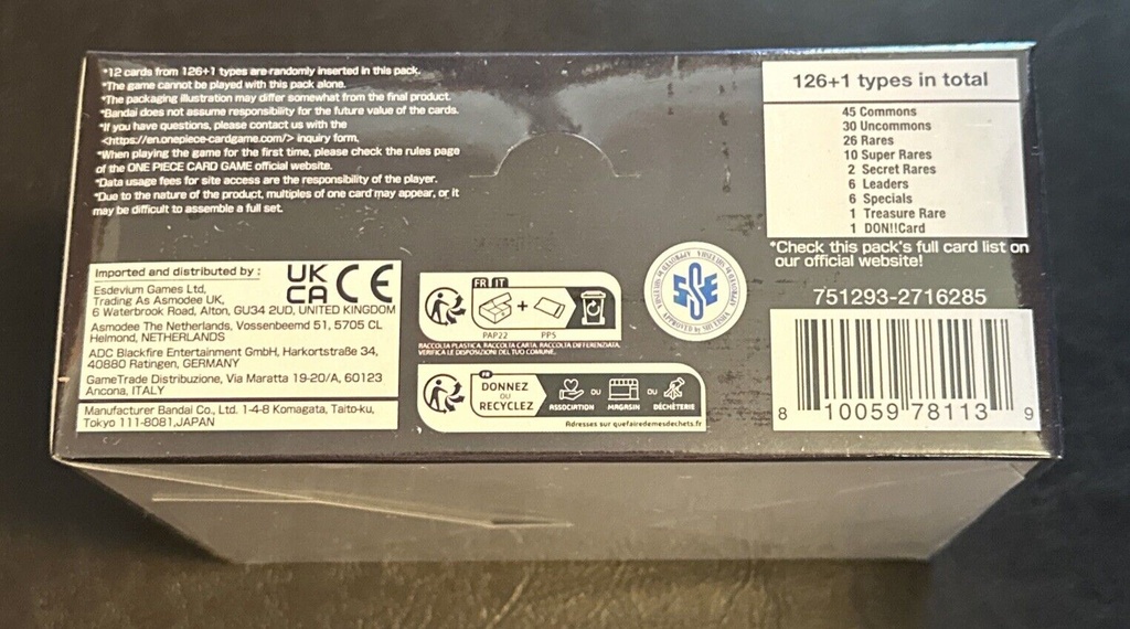 One Piece OP06 Wings of the Captain Booster Box [EN]