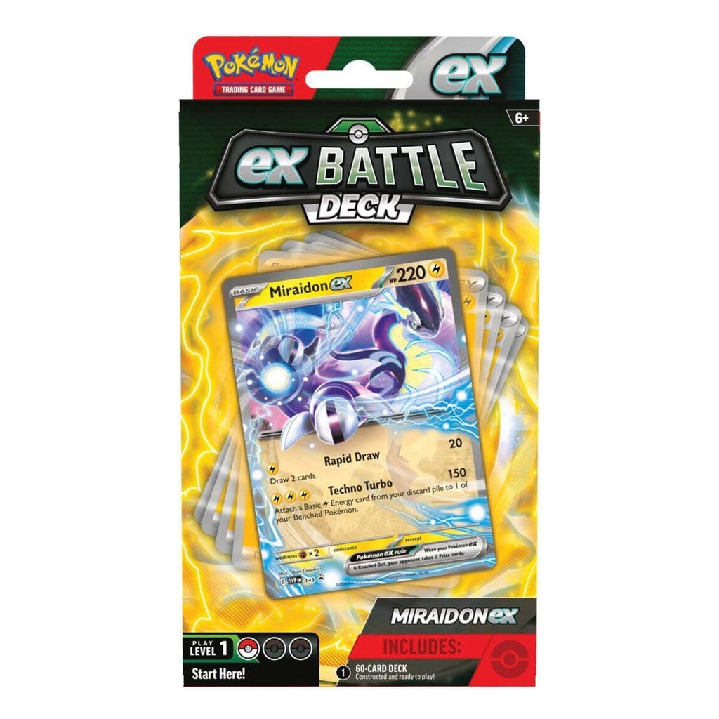 Pokemon Trading Card Game Victini or Miraidon Ex Battle Deck