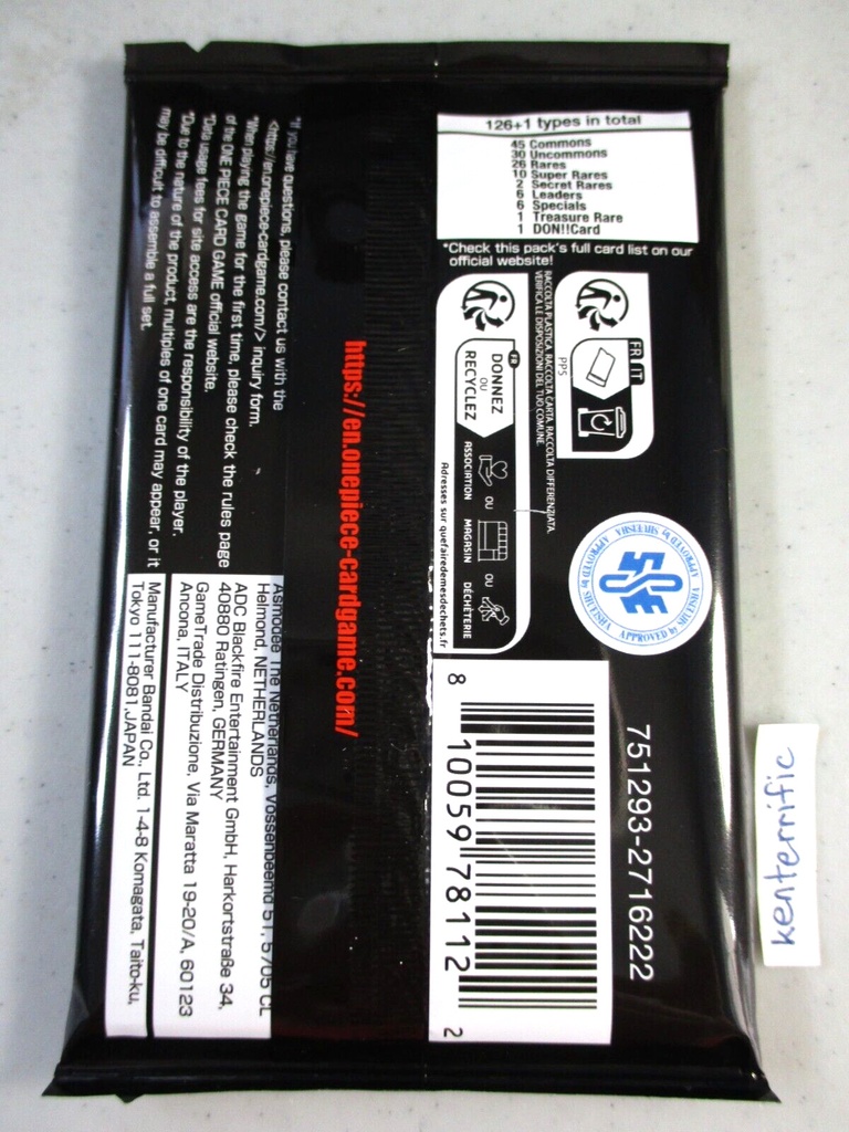 One Piece Card Game Wings of the Captain Booster Pack