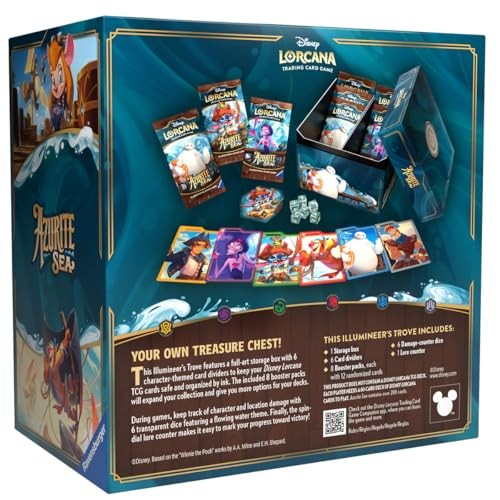Disney Lorcana Trading Card Game: Azurite Sea Illumineer's Trove