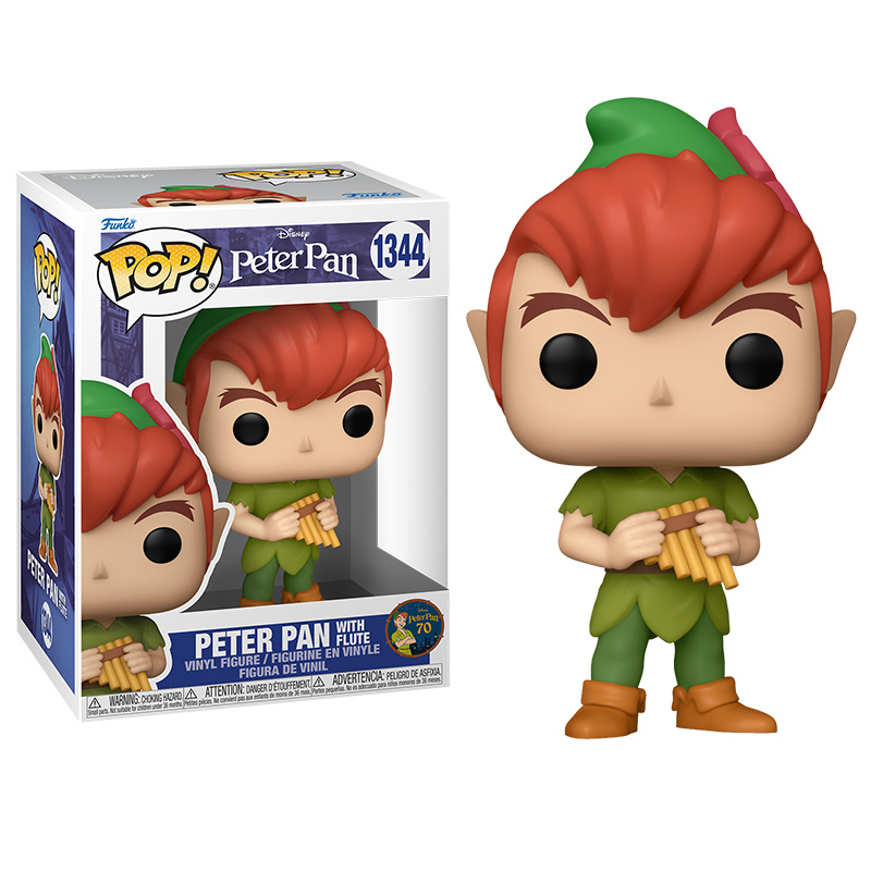Peter Pan 70th Anniversary Peter Pan with Flute Pop! Vinyl