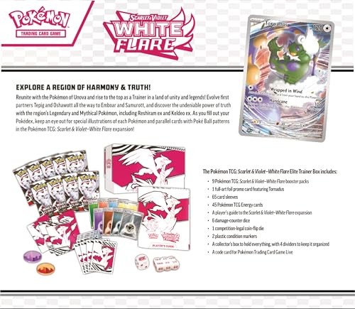 Pokemon TCG Scarlet & Violet 10.5 White Flare Elite Trainer Box
