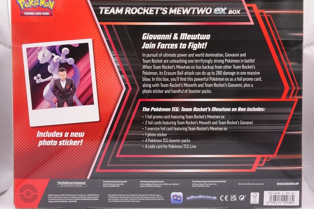 Pokemon Team Rocket's Mewtwo Ex Box - NEW & SEALED - English ENG from Dealer!