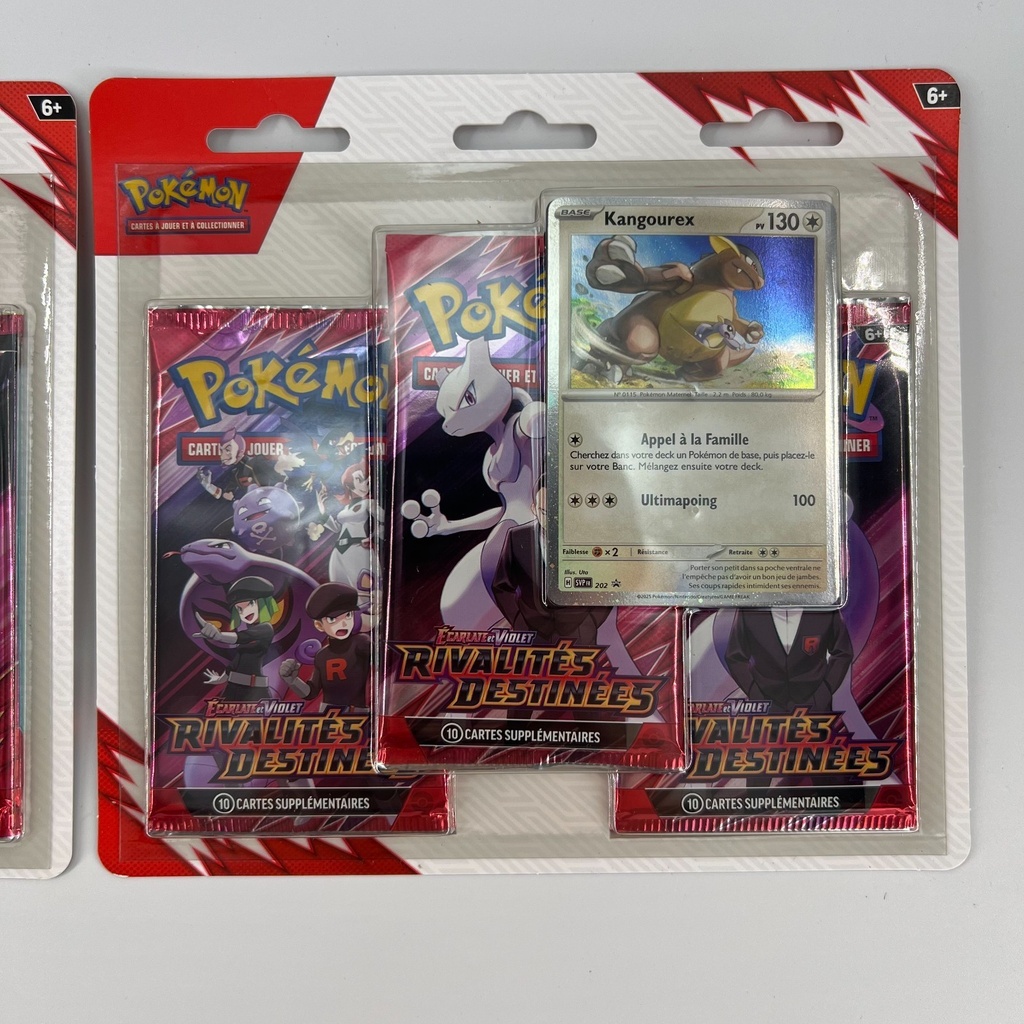 Pokemon TCG Lot of 2x Tripack EV10 Rivalries Destiny Artset Team Rocket Cards