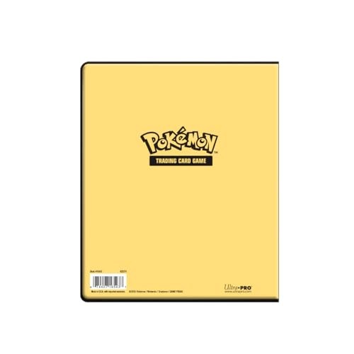Ultra Pro Pokemon Pikachu Trading Card Game 4-Pocket Portfolio