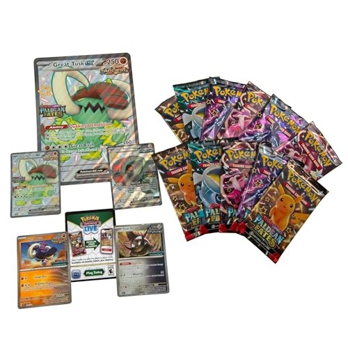 Pokémon Pokemon Tcg: Paldean Fates Great Tusk Ex & Iron Threads Ex Premium Collection