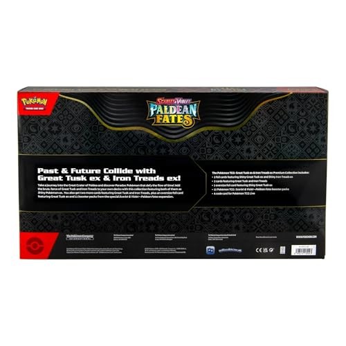 Pokémon Pokemon Tcg: Paldean Fates Great Tusk Ex & Iron Threads Ex Premium Collection