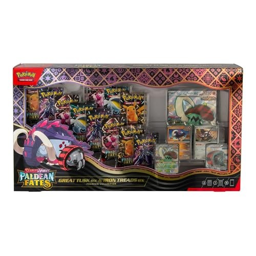 Pokémon Pokemon Tcg: Paldean Fates Great Tusk Ex & Iron Threads Ex Premium Collection