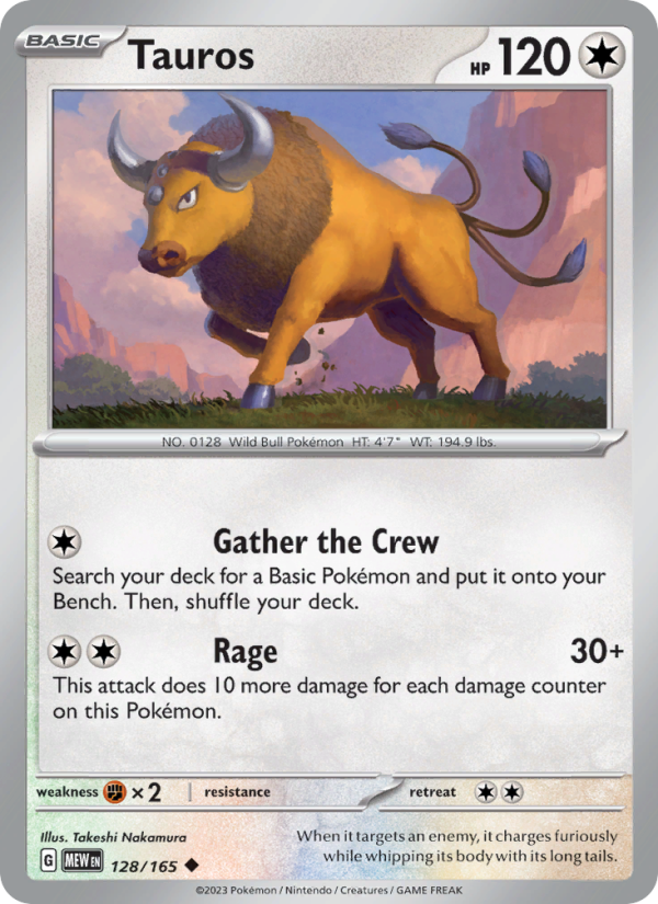 Tauros Uncommon (128/165) sv03.5