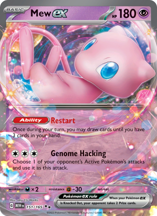 Mew ex Double rare (151/165) sv03.5