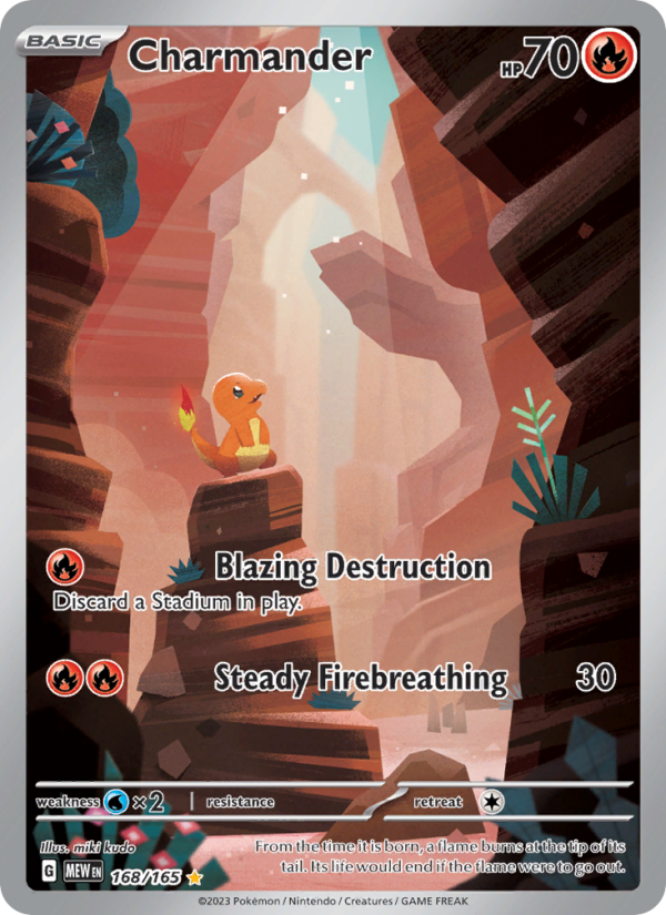 Charmander Illustration rare (168/165) sv03.5