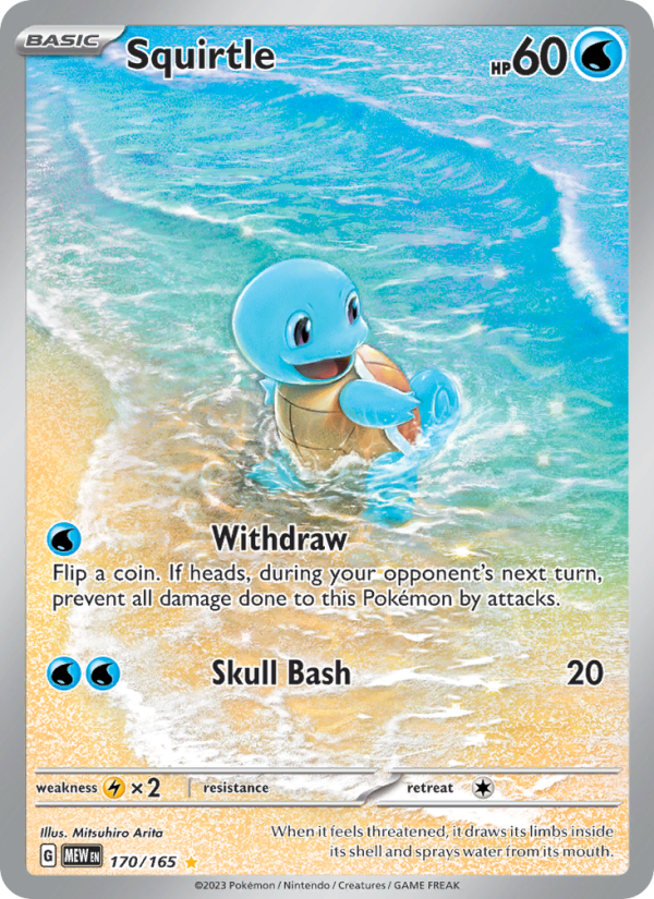 Squirtle Illustration rare (170/165) sv03.5