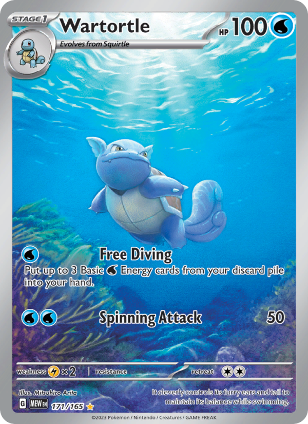 Wartortle Illustration rare (171/165) sv03.5