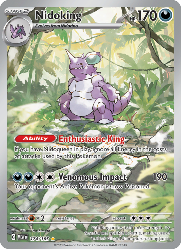 Nidoking Illustration rare (174/165) sv03.5