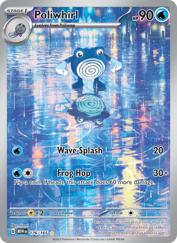 Poliwhirl Illustration rare (176/165) sv03.5