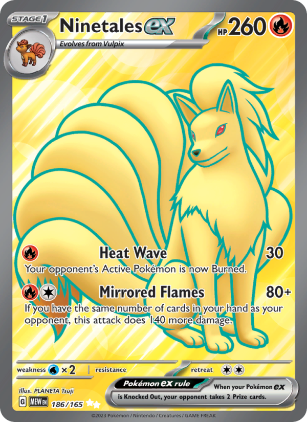 Ninetales ex Ultra Rare (186/165) sv03.5