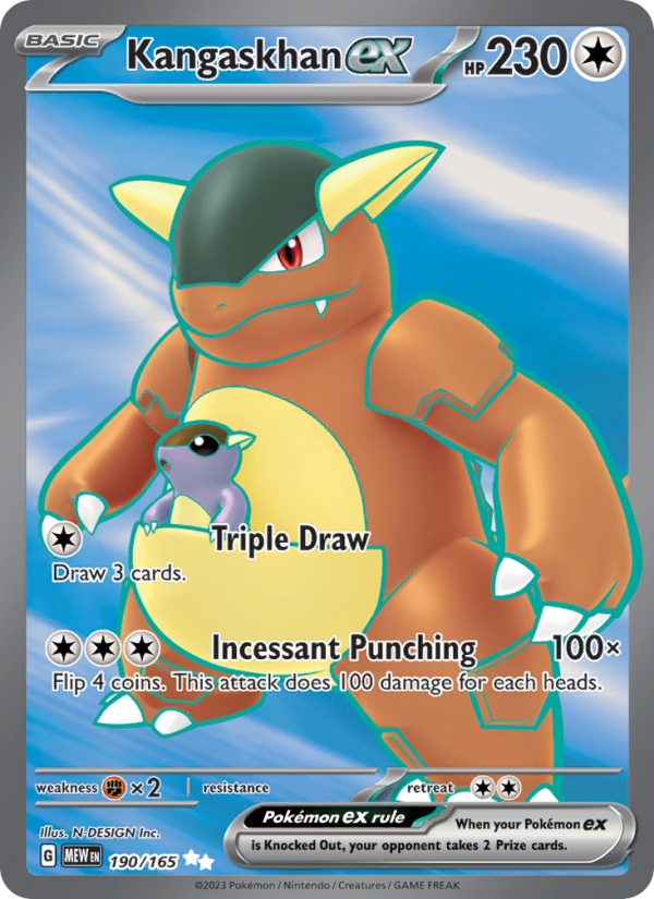 Kangaskhan ex Ultra Rare (190/165) sv03.5