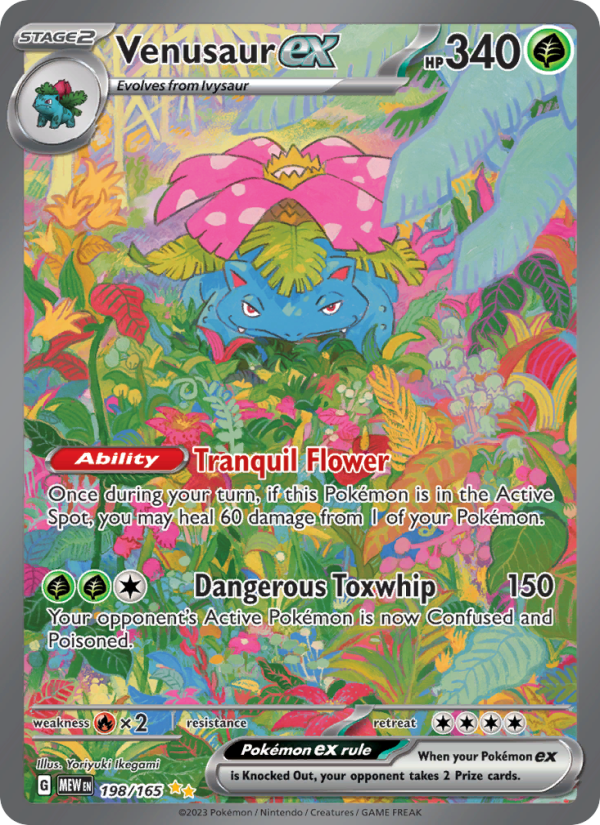 Venusaur ex Special illustration rare (198/165) sv03.5