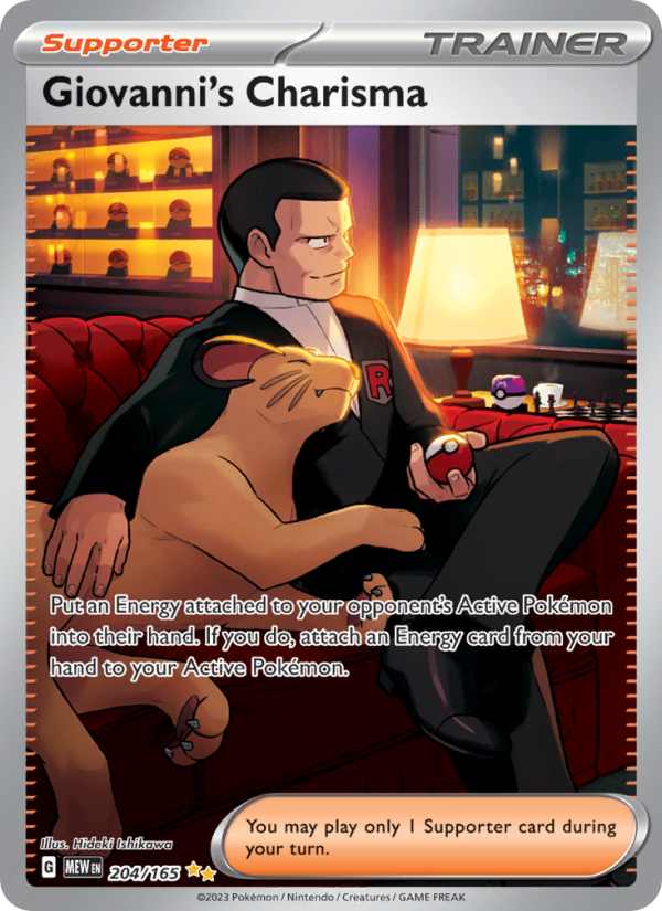 Giovanni's Charisma Special illustration rare (204/165) sv03.5