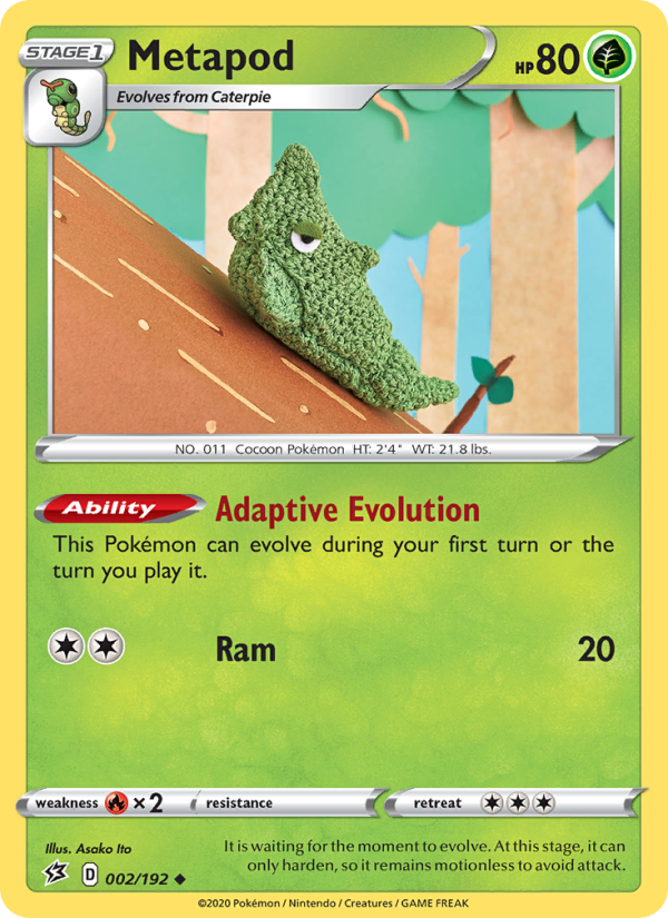 Metapod Uncommon (2/192) swsh2