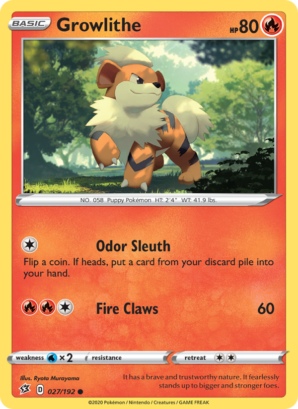 Growlithe Common (27/192) swsh2