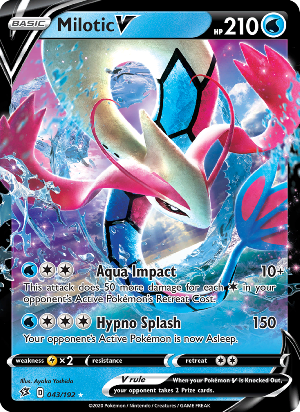 Milotic V Holo Rare V (43/192) swsh2