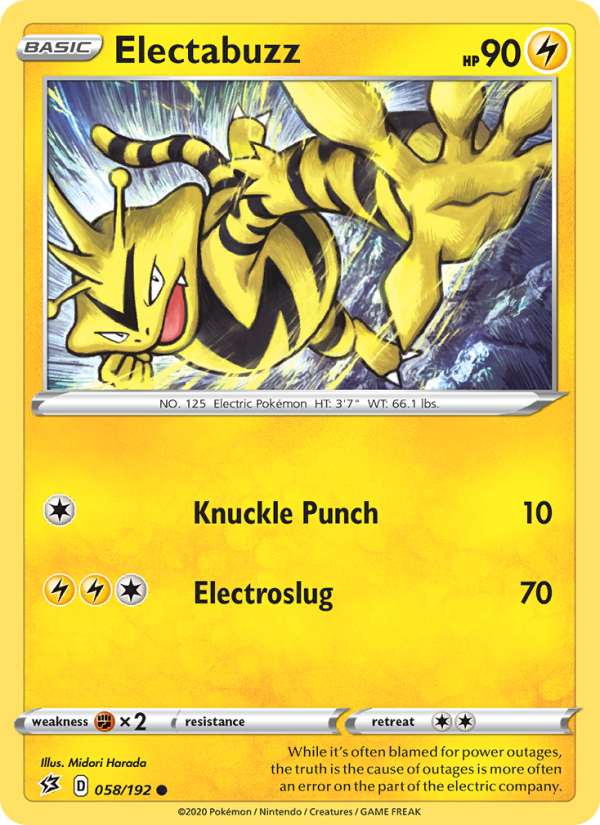 Electabuzz Common (58/192) swsh2