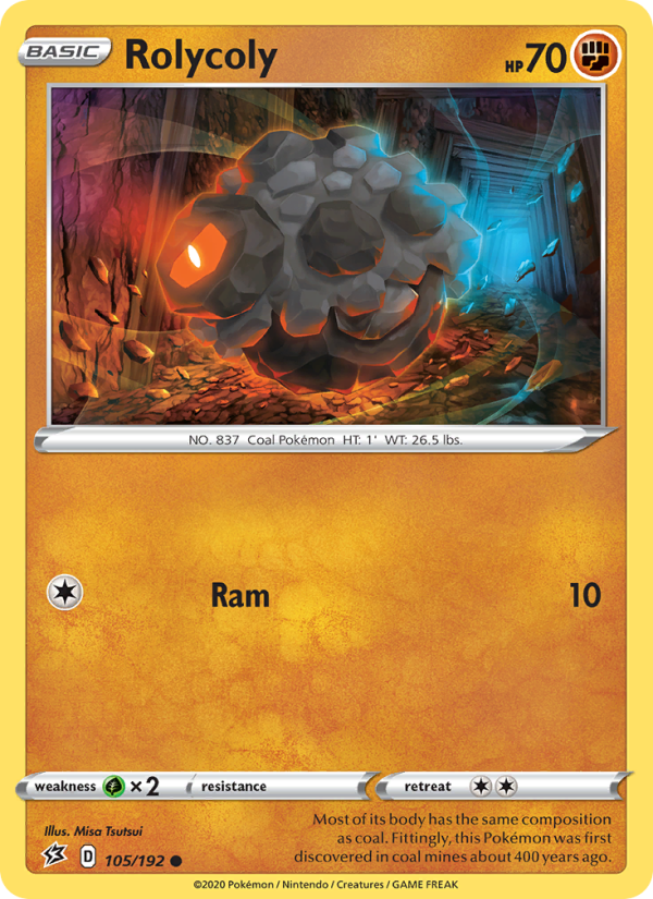 Rolycoly Common (105/192) swsh2