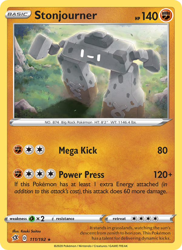 Stonjourner Holo Rare (111/192) swsh2