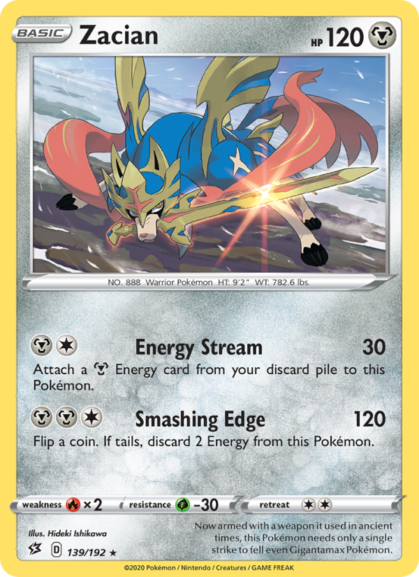 Zacian Rare (139/192) swsh2