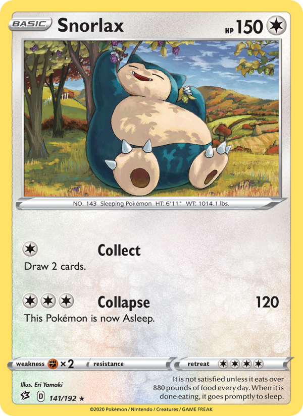 Snorlax Rare (141/192) swsh2