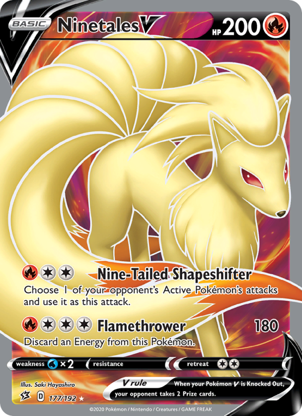 Ninetales V Ultra Rare (177/192) swsh2