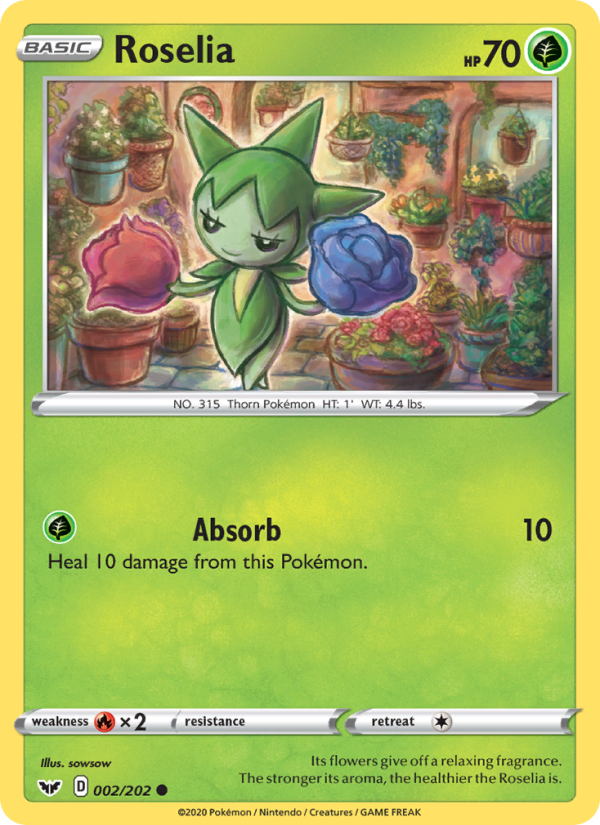 Roselia Common (2/202) swsh1