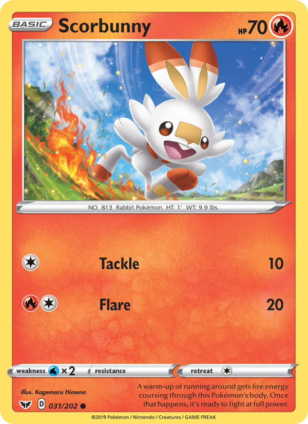 Scorbunny Common (31/202) swsh1