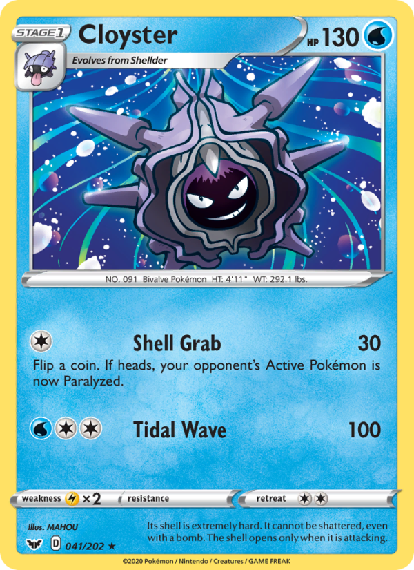 Cloyster Rare (41/202) swsh1