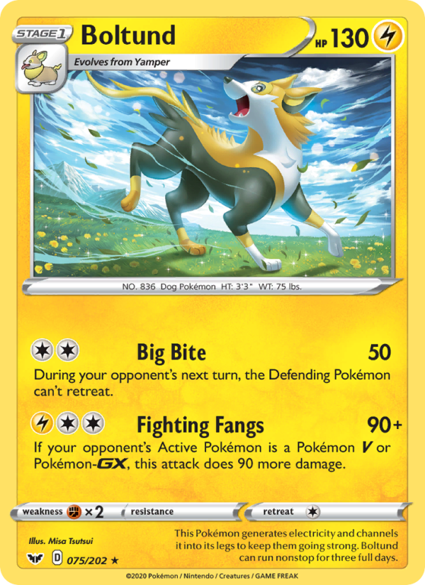 Boltund Holo Rare (75/202) swsh1