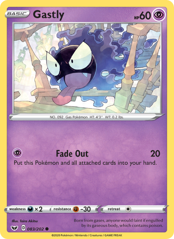 Gastly Common (83/202) swsh1
