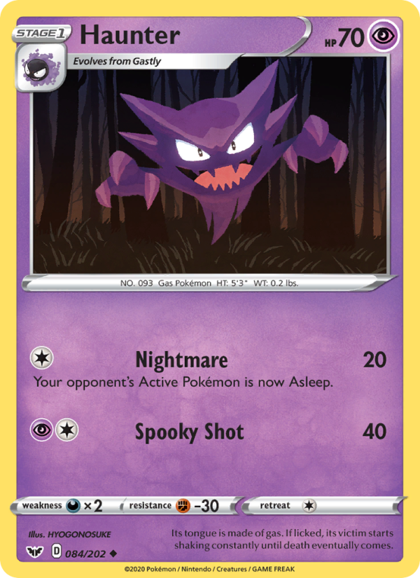 Haunter Uncommon (84/202) swsh1