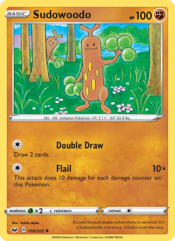 Sudowoodo Uncommon (100/202) swsh1