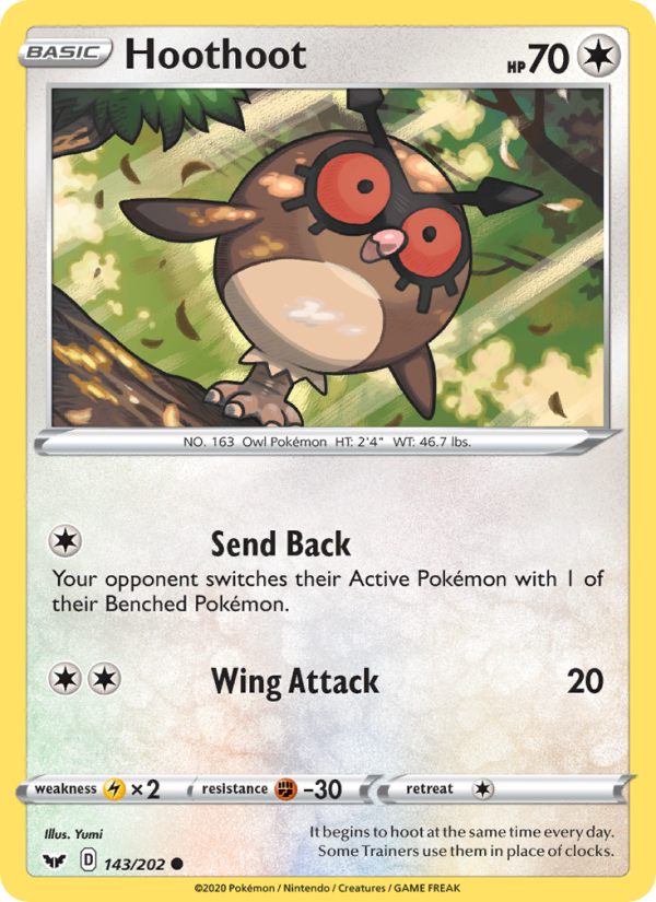 Hoothoot Common (143/202) swsh1