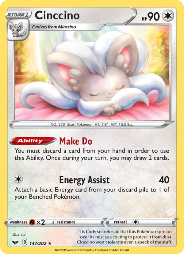 Cinccino Rare (147/202) swsh1