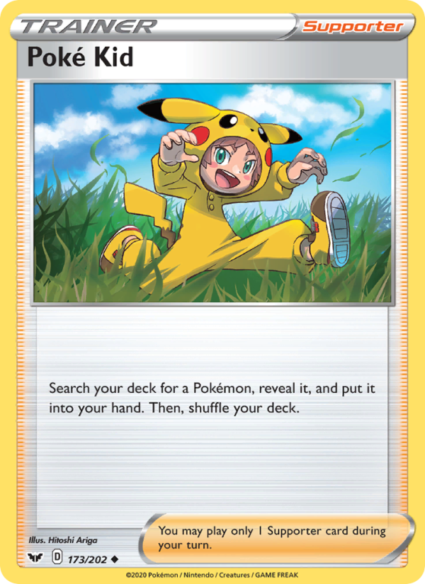 Poké Kid Uncommon (173/202) swsh1