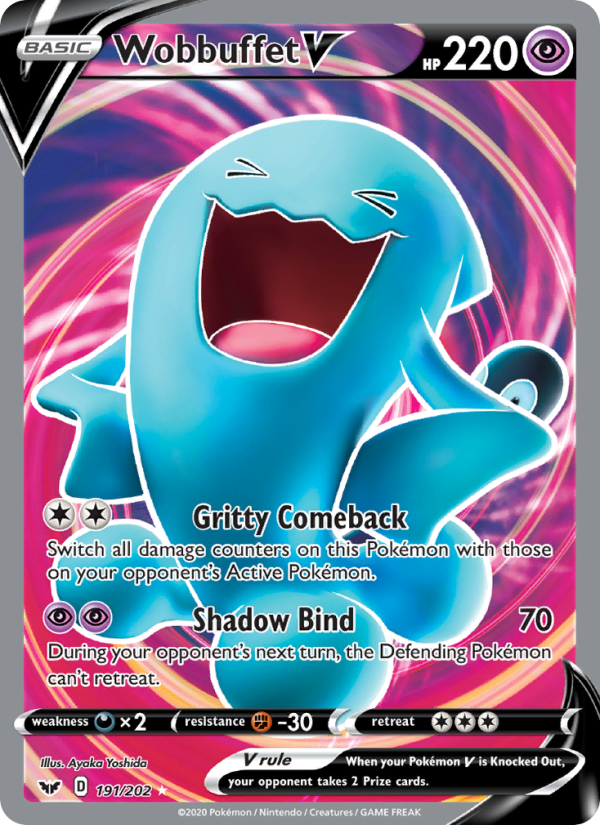 Wobbuffet V Ultra Rare (191/202) swsh1