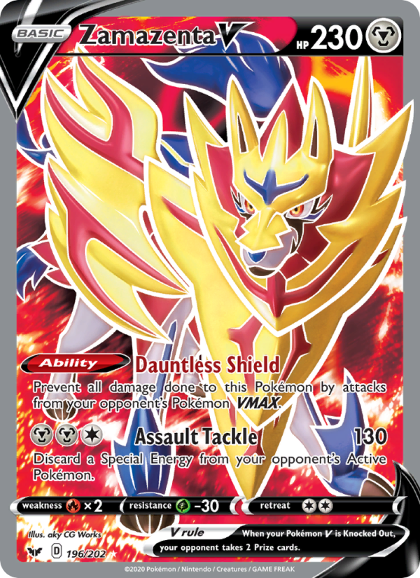 Zamazenta V Ultra Rare (196/202) swsh1