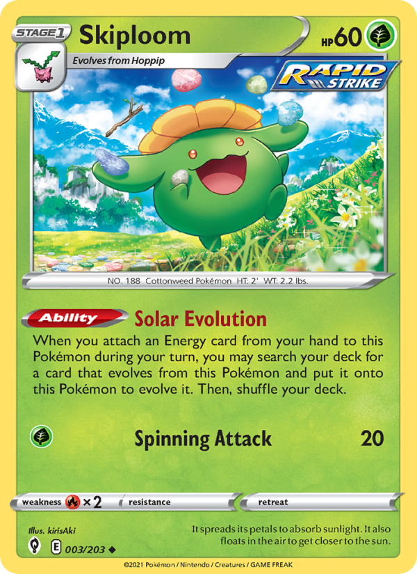 Skiploom Uncommon (3/203) swsh7