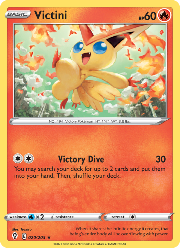 Victini Holo Rare (20/203) swsh7