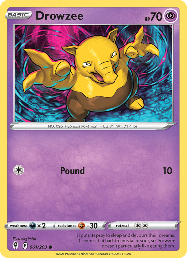 Drowzee Common (61/203) swsh7