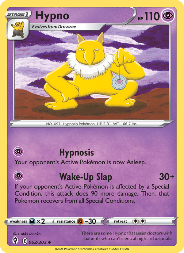 Hypno Uncommon (62/203) swsh7