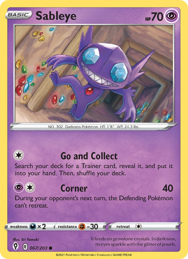 Sableye Common (67/203) swsh7