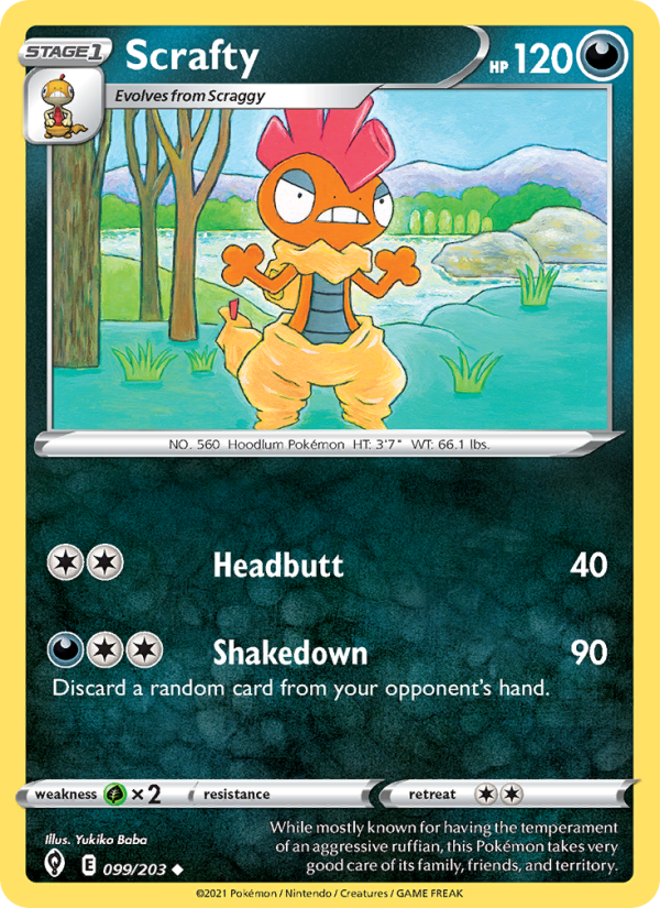 Scrafty Uncommon (99/203) swsh7